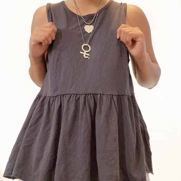 NWT Anytime Washed Black Tank Top - Picture 9 of 11